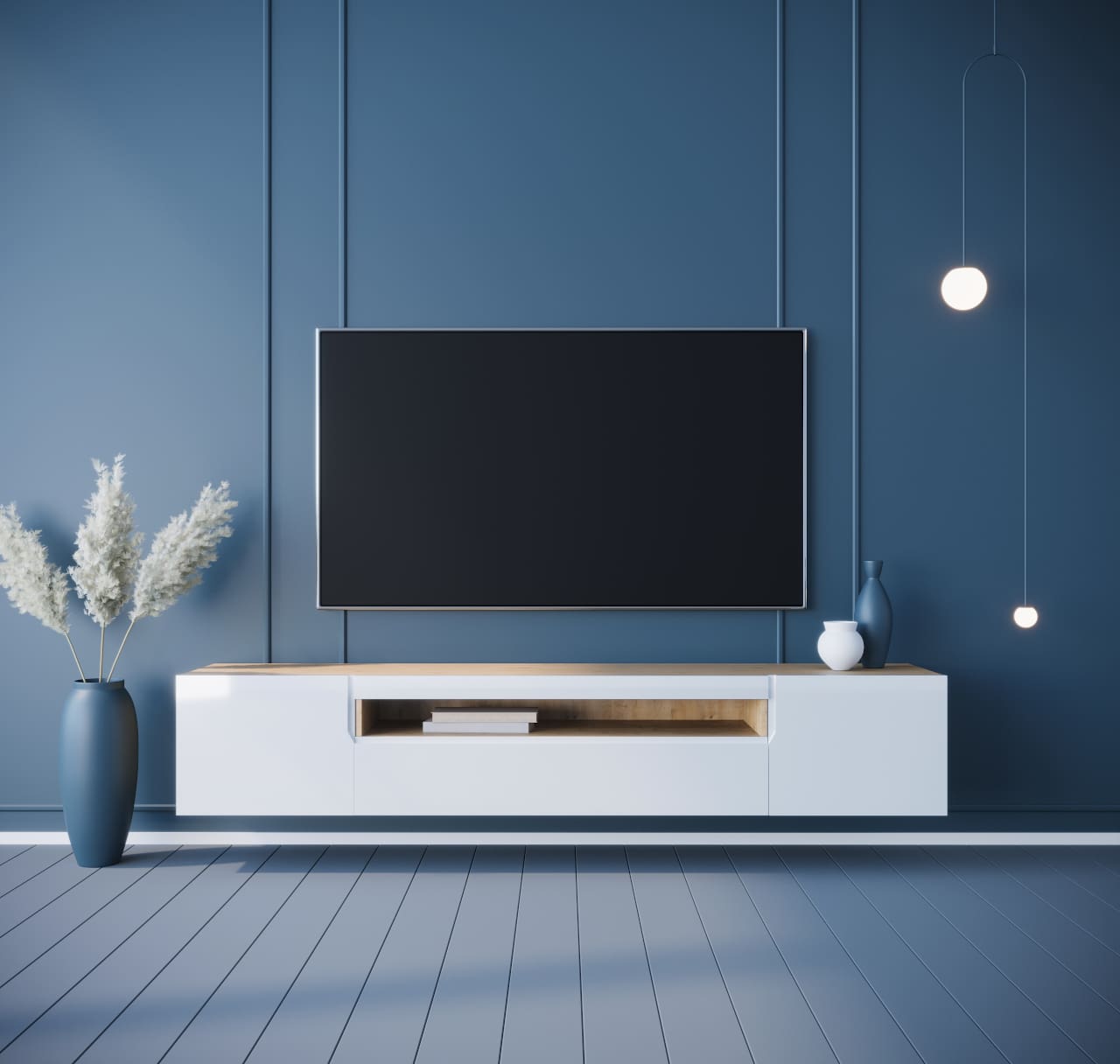 Komoda RTV DONE 200 dub artisan / bílý lesk - Obrázek 5