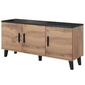 Komoda RTV LOTAR 150 3D dub wotan / černá