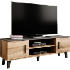 Komoda RTV LOTAR 160 dub wotan / černá