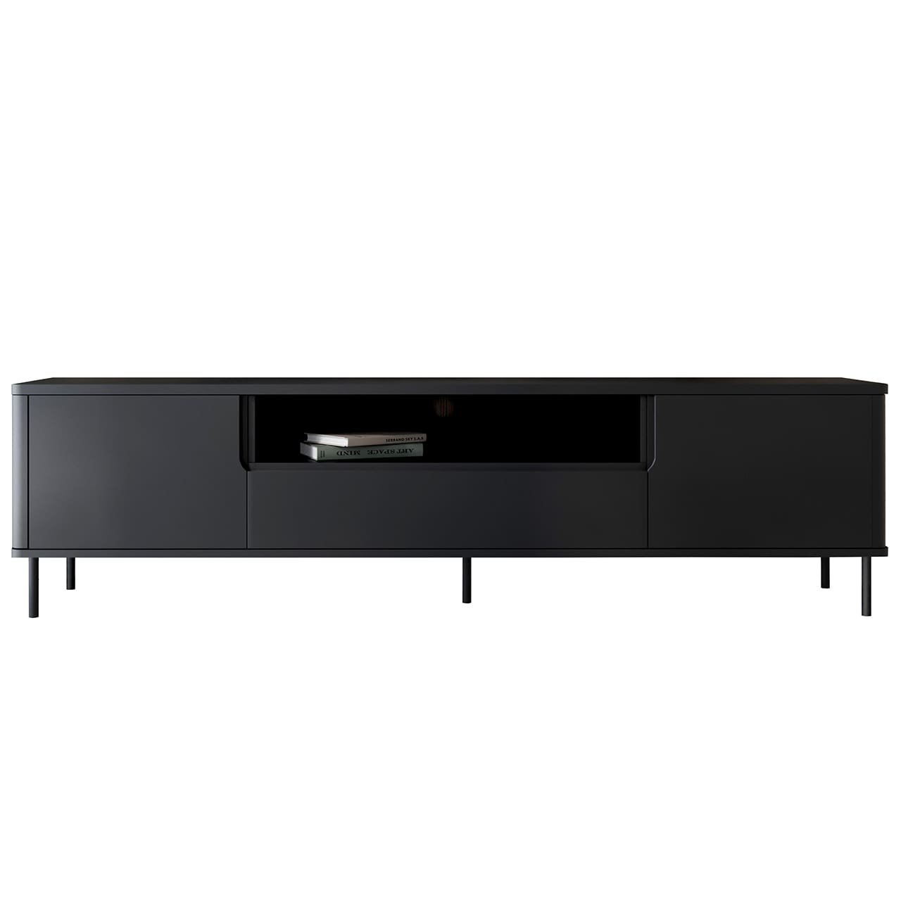 Komoda RTV RADIUS 180NC černý