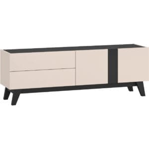 Komoda RTV SABLE 05 kašmír / černá