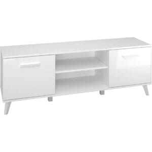 Komoda RTV SHINE 06 bílý lesk