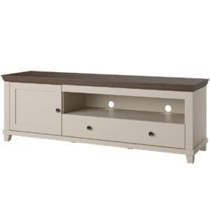 Komoda RTV TEVORA EV40 jasně béžová / dub dunin