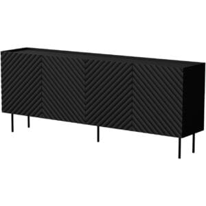 Komoda TESSI 200 4D černá