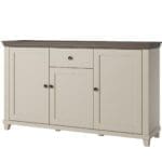 Komoda TEVORA EV47 jasně béžová / dub dunin