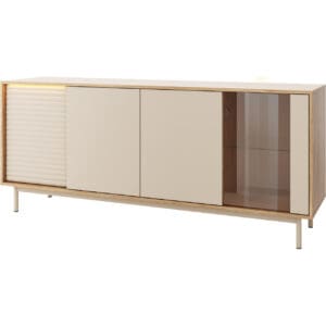 Komoda ZETA 02 dub olejový / kašmír