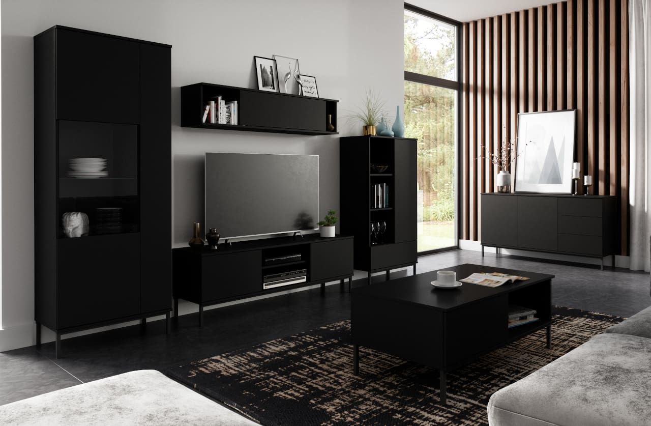 Konferenční stolek QATAR QT02 černý - Obrázek 5