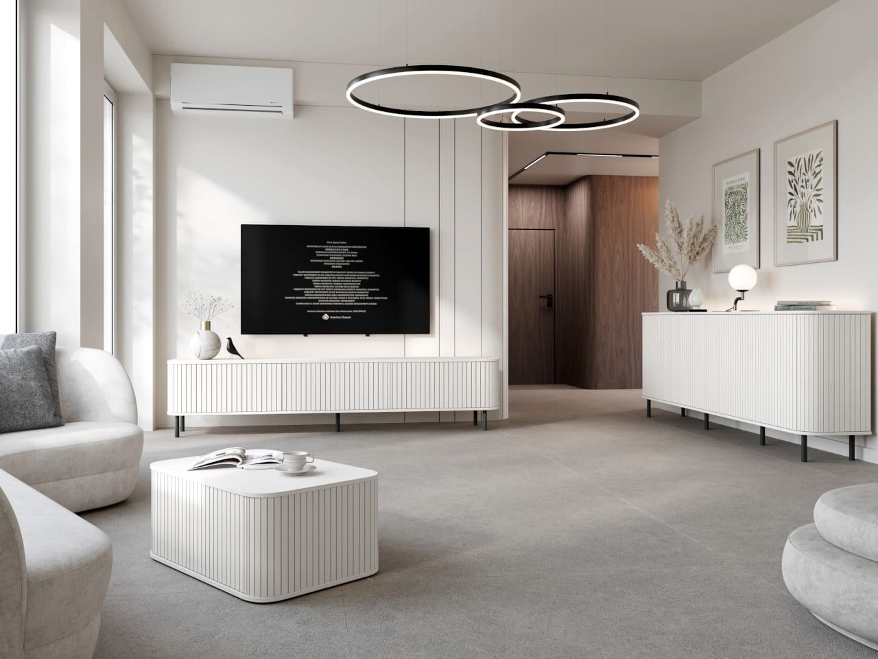 Konferenční stolek ZYLIO bílá - Obrázek 6