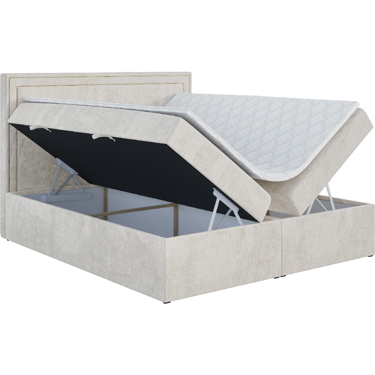 Kontinentální postel ANNABEL 160x200 magic velvet 2216 - Obrázek 2