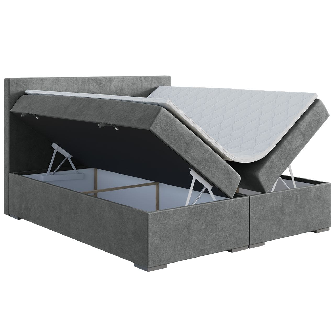 Kontinentální postel LENI 120x200 magic velvet 2215 - Obrázek 2