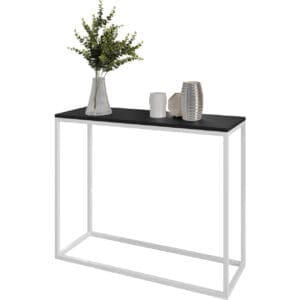 Konzolový stolek ARAMIS 80cm bílá / černá