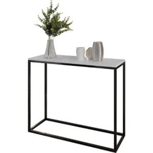 Konzolový stolek ARAMIS 80cm černá / bílá