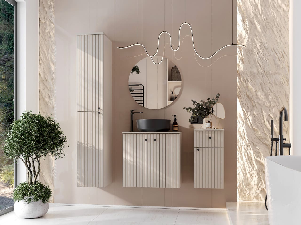 Koupelnová sestava ASTO kašmír - Obrázek 10