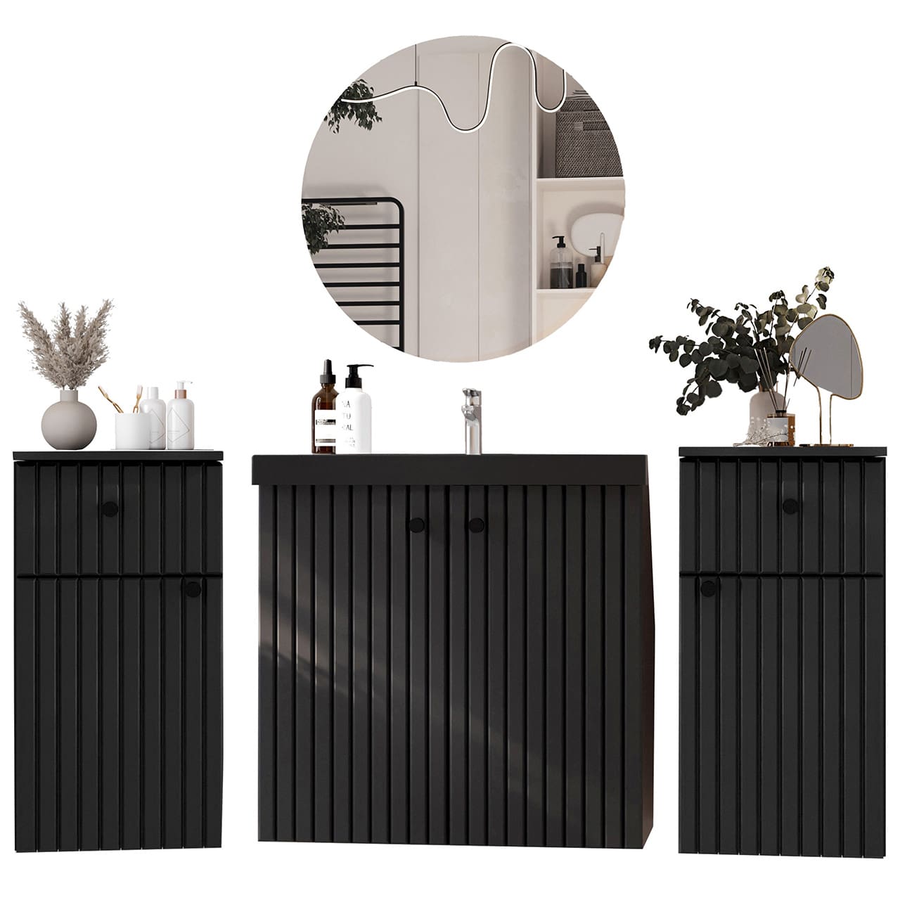 Koupelnová sestava ASTO MAX černá - Obrázek 3