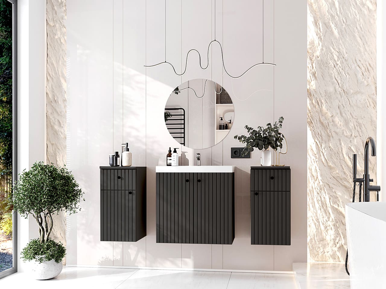 Koupelnová sestava ASTO MAX černá - Obrázek 10