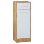 Koupelnová skříňka nízká SLIM SL3 dub artisan / bílá