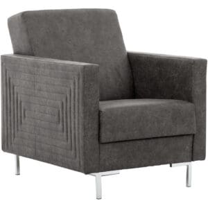 Křeslo SELVA B manila dark grey chrom