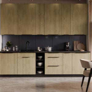 Kuchyně CAMERON 2 černá / dub cremona