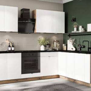 Kuchyně ELLEN 2 dub artisan / bílá