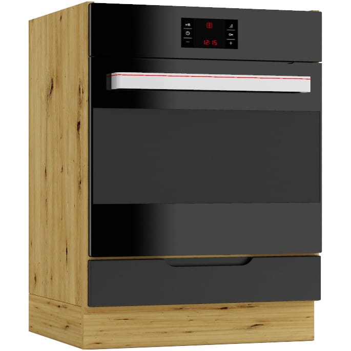 Kuchyně ELLEN 2 dub artisan / černá - Obrázek 9