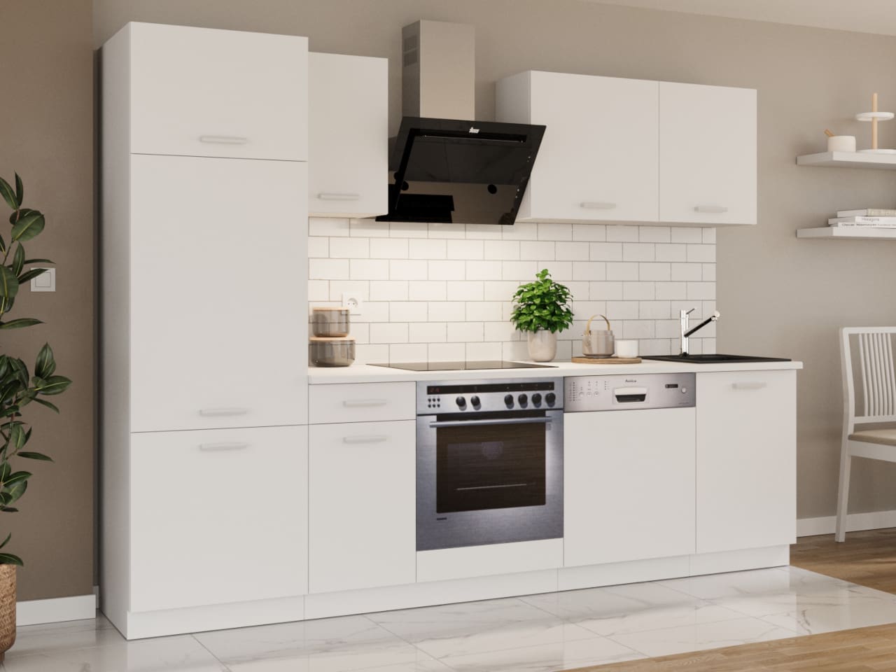 Kuchyňská linka 270 TONIC bílá - Obrázek 3