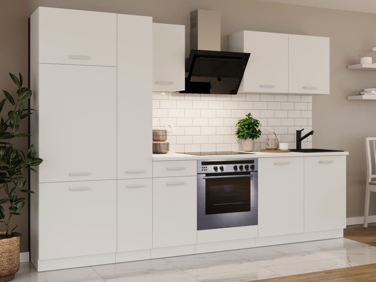 Kuchyňská linka 290 TONIC bílá - Obrázek 3