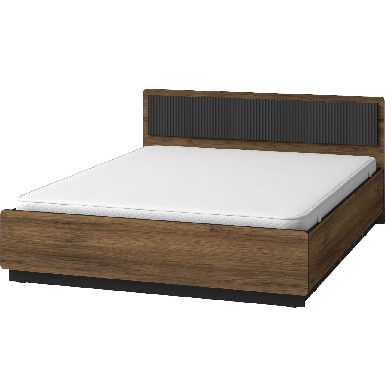 Ložnice PRESTI 2 ořech warmia / černá - Obrázek 5