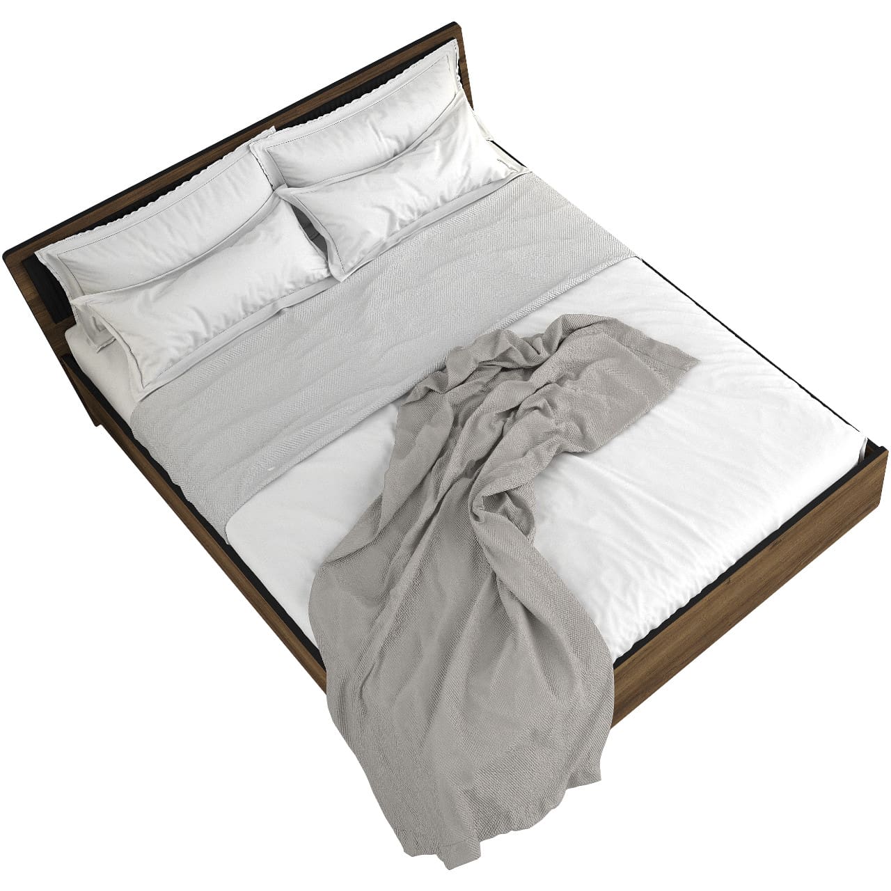 Ložnice PRESTI 2 ořech warmia / černá - Obrázek 6