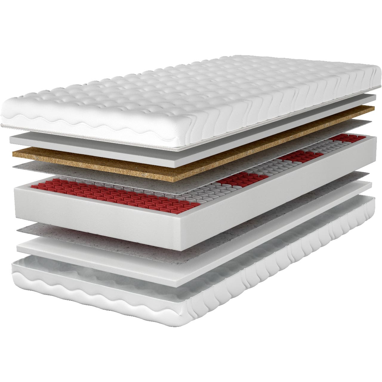 Matrace 100x200 TORA multipocket kokos - Obrázek 2