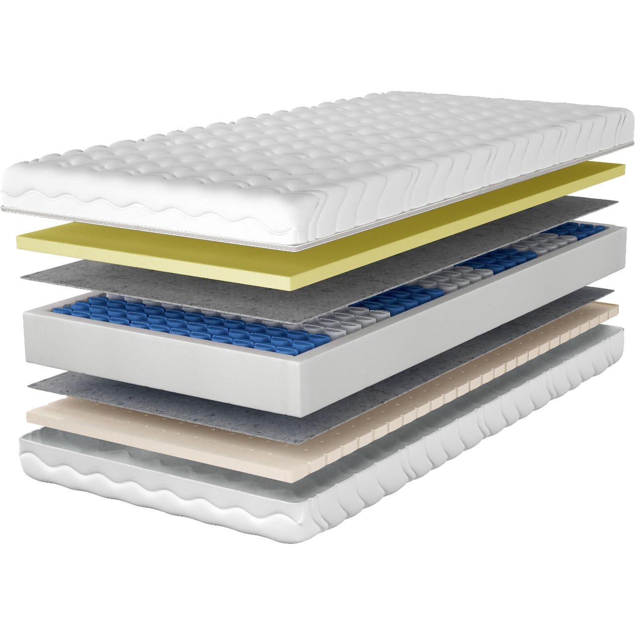 Matrace 140x200 LAGUNA pocket latex visco - Obrázek 2