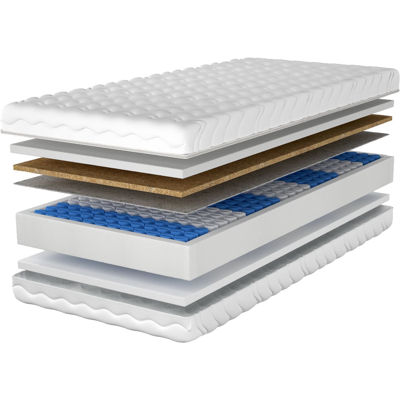 Matrace 90x200 COSTA pocket kokos - Obrázek 2