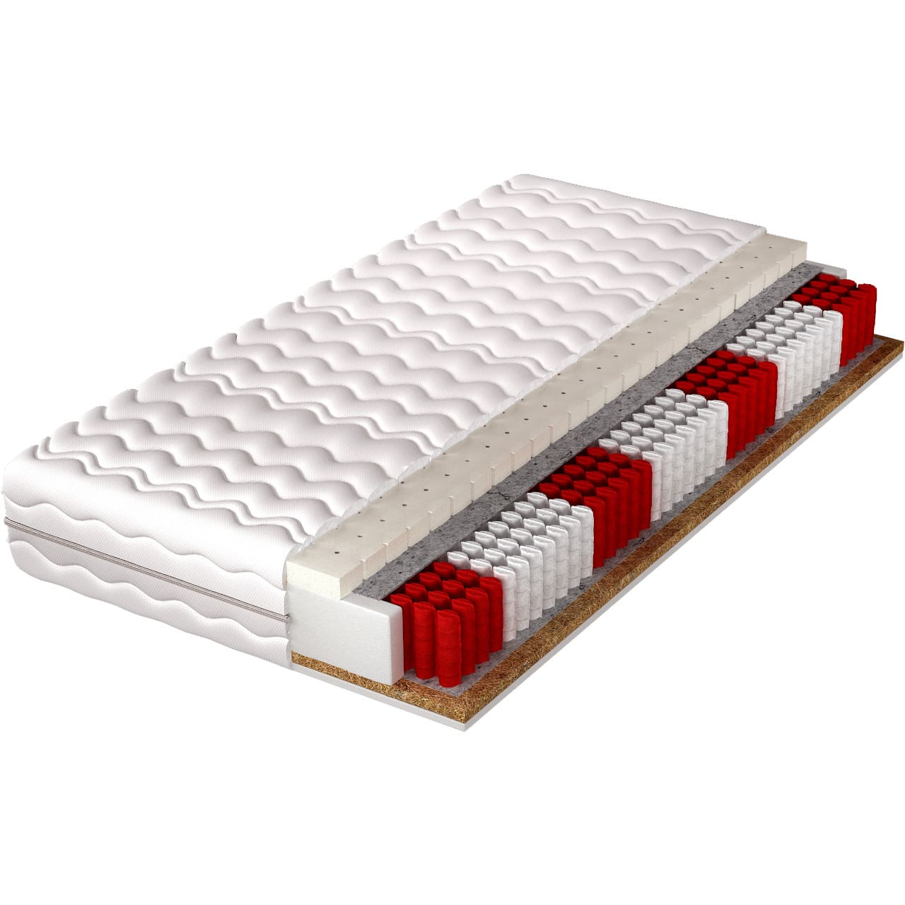 Matrace 90x200 TUTI multipocket latex kokos