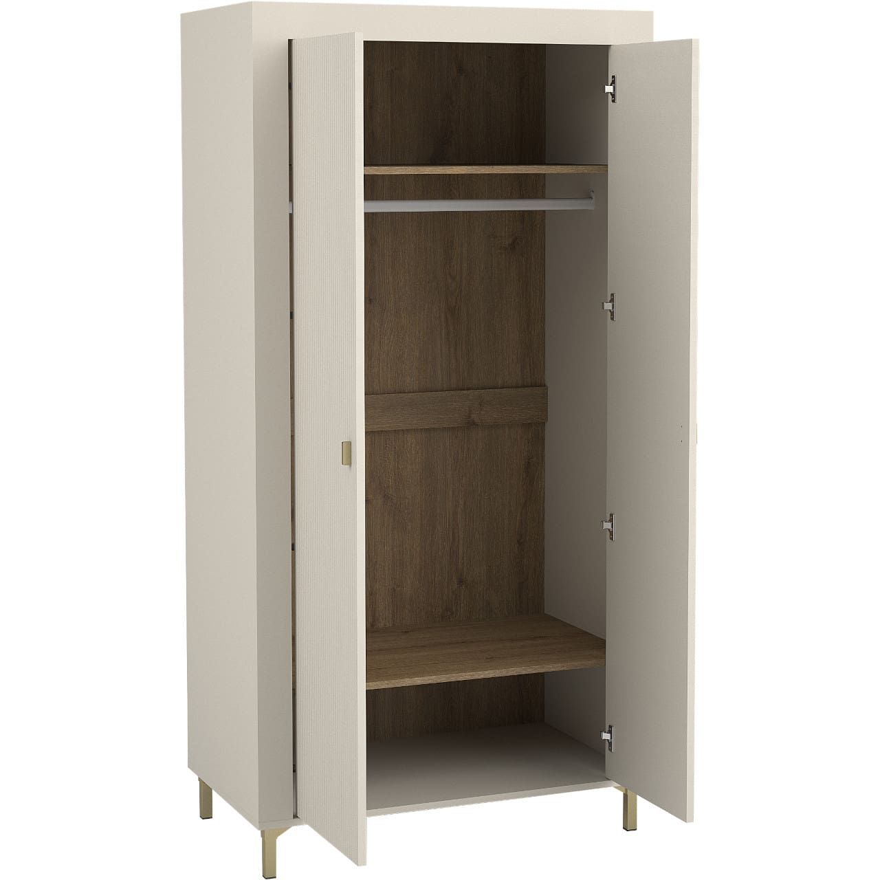 Nábytek do ložnice MOSSO 2 kašmír + CLOUD 03 - Obrázek 2