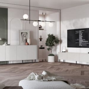 Nábytek do obývacího pokoje AZELIO 1 bílá