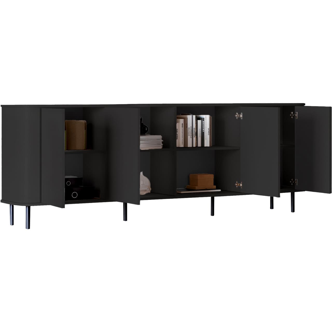 Nábytek do obývacího pokoje AZELIO 1 černá - Obrázek 4