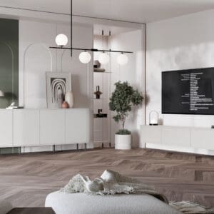 Nábytek do obývacího pokoje AZELIO 2 bílá