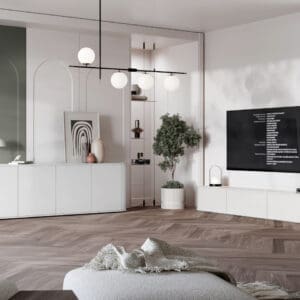 Nábytek do obývacího pokoje AZELIO 3 bílá