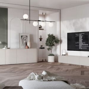 Nábytek do obývacího pokoje AZELIO 3 kašmír