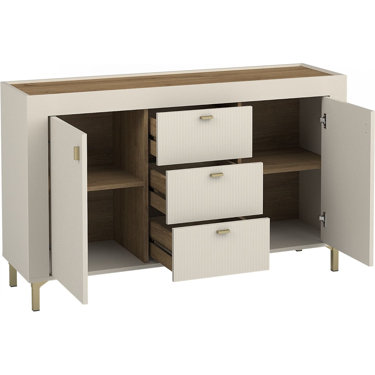 Nábytek do obývacího pokoje MOSSO 1 kašmír - Obrázek 4