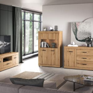 Nábytek do obýváku DORIS 1 dub evoke