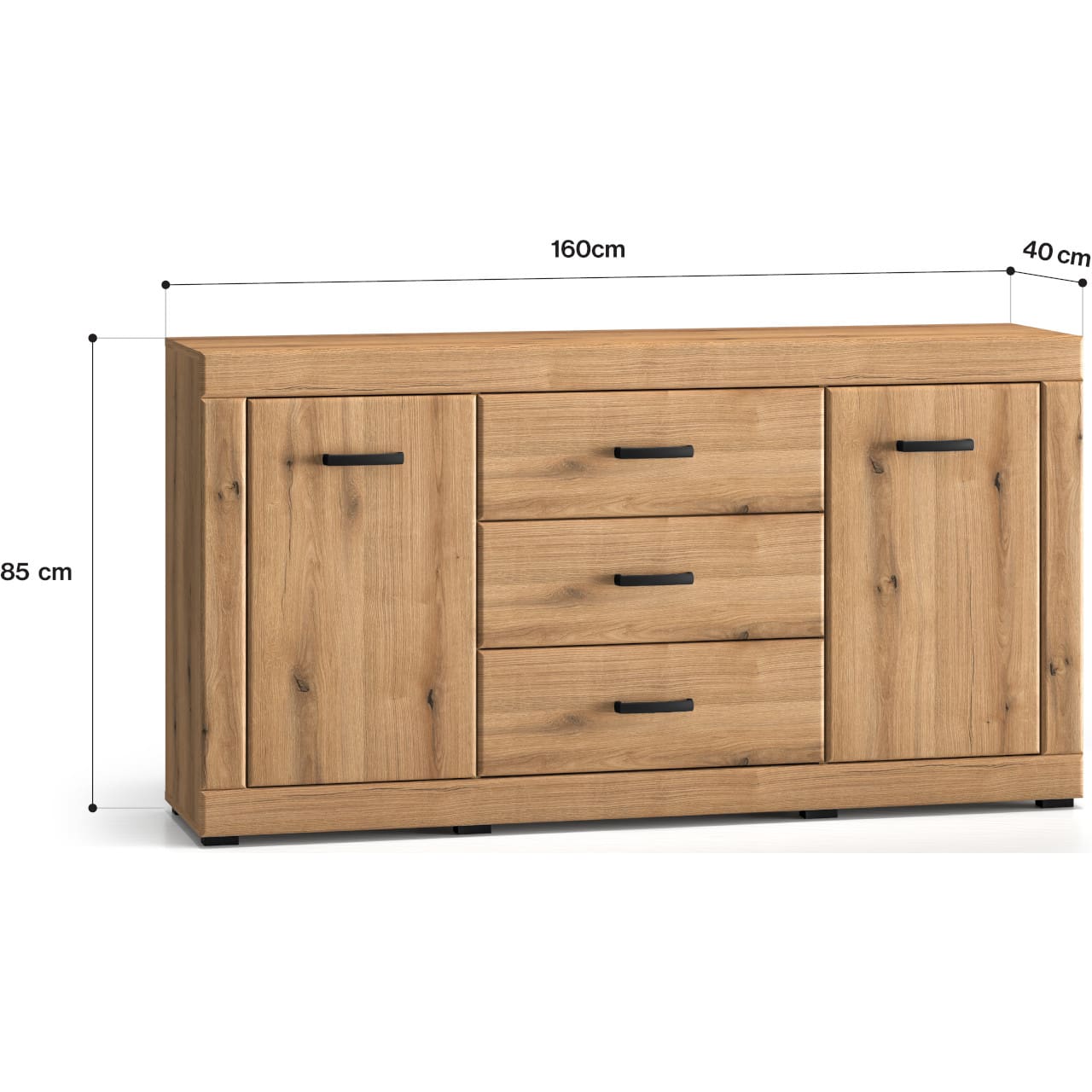 Nábytek do obýváku DORIS 1 dub evoke - Obrázek 7