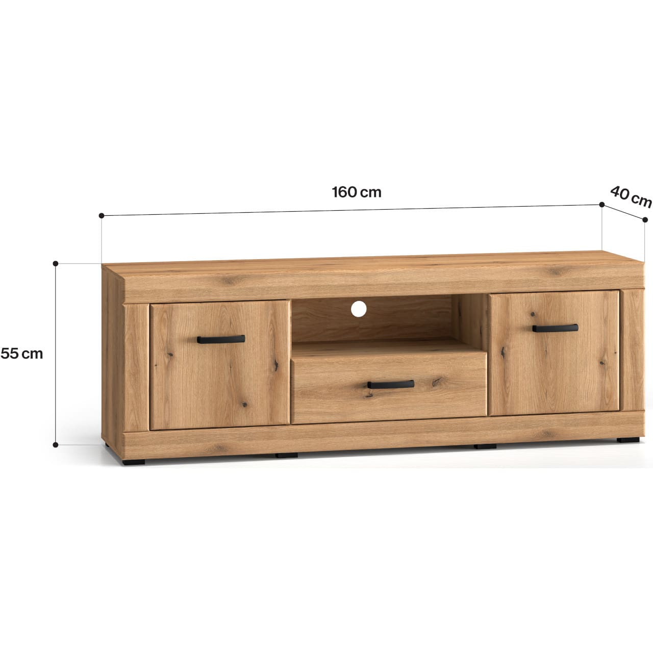 Nábytek do obýváku DORIS 1 dub evoke - Obrázek 10