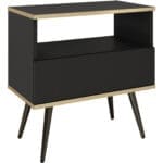 Noční stolek ARA S54 černý