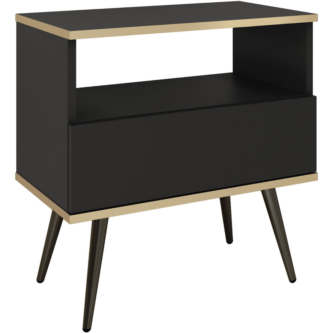 Noční stolek ARA S54 černý