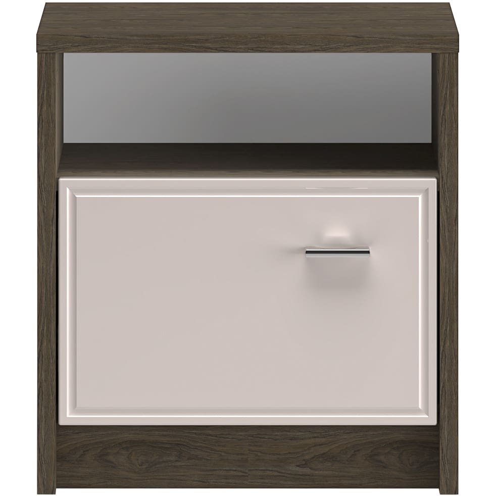 Noční stolek AVANTI 08 dub windmill tmavý / kašmír - Obrázek 2