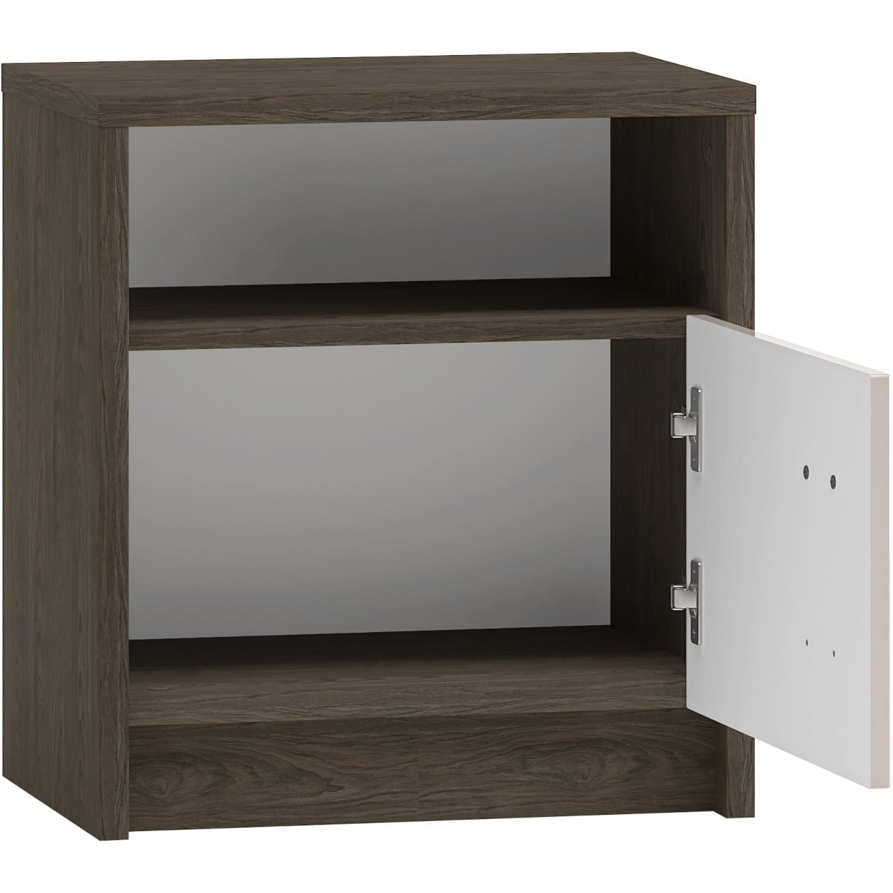 Noční stolek AVANTI 08 dub windmill tmavý / kašmír - Obrázek 3