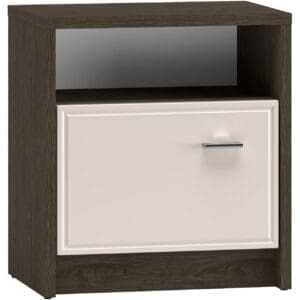 Noční stolek AVANTI 08 dub windmill tmavý / kašmír