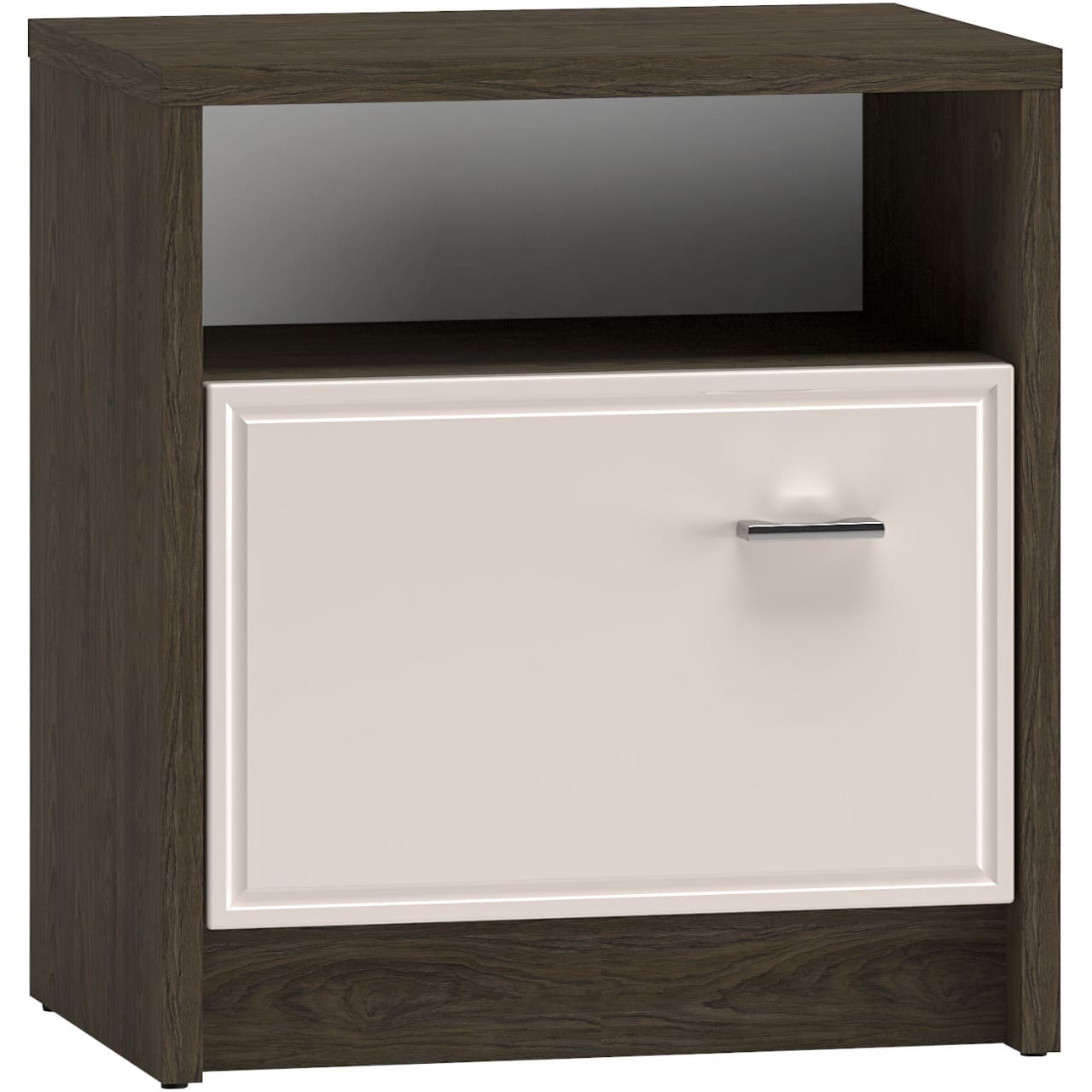 Noční stolek AVANTI 08 dub windmill tmavý / kašmír