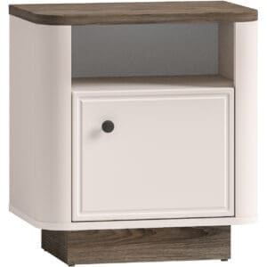 Noční stolek BORS 07 dub windmill tmavý / kašmír