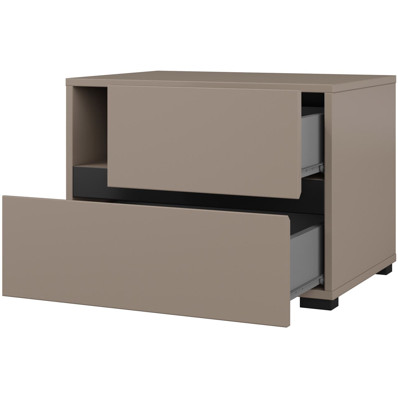 Noční stolek CROSI 22 congo / černá - Obrázek 5